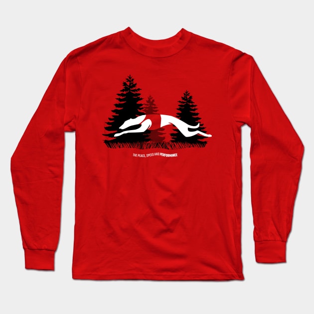 HANDLER T-SHIRT RED (LURE COURSING) Long Sleeve T-Shirt by islandb